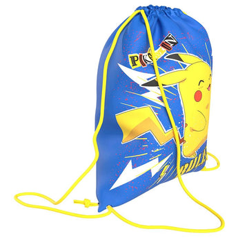 Pokemon Back to School 43cm Drawstrings Rucksack - Pikachu