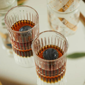 Cocktail Tumbler + Whisky Stone Set